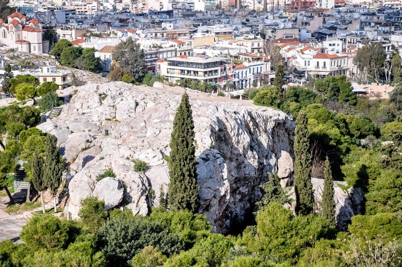Mars Hill in Athens (Image from www.holylandphotos.org)