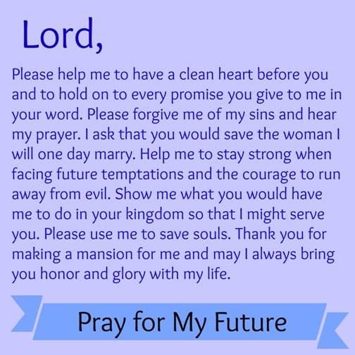 prayer for the future