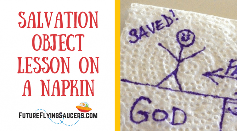 Salvation Object Lesson on a Napkin