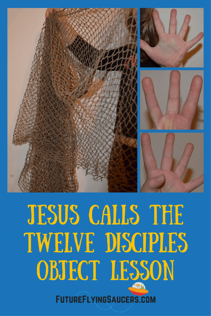 What does it mean to be a disciple and who were Jesus' first disciples? Use a fishing rod and net to teach children about the first disciples and how disciples today can work together to fish for men.