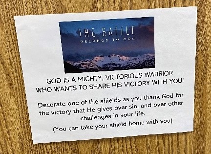 directions for mighty warrior worship station