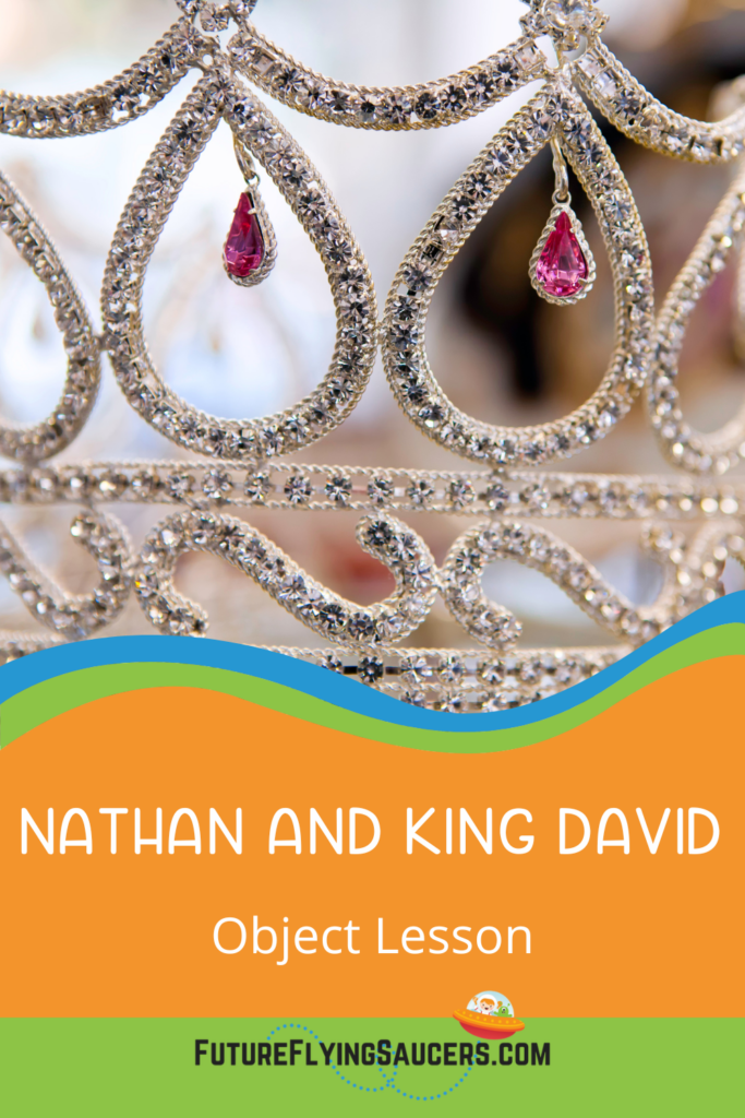 Nathan and King David pin